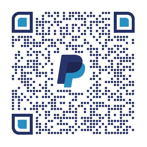 PayPal donation QR code